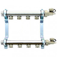 Коллектор для систем радиаторного отопления HLV на 4 контура Rehau