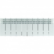 Радиатор биметаллический TITAN 200 14 секций, боковое подключение, белый RAL 9016 STOUT Радиатор биметаллический TITAN 200 14 секций, боковое подключение, белый RAL 9016 STOUT