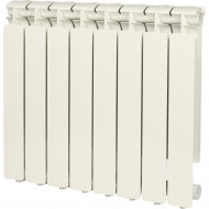 Радиатор алюминиевый секционный BRAVO 500 8 секций, боковое подключение, белый STOUT