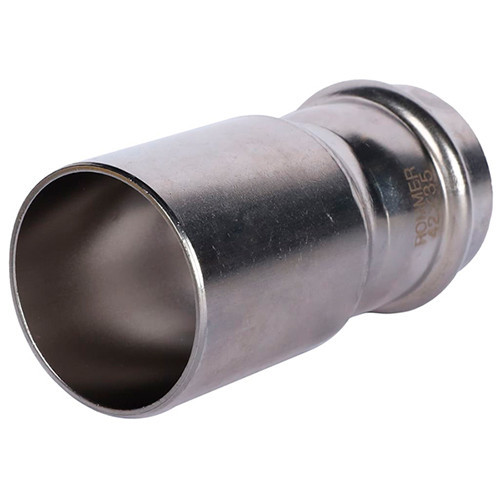 Пресс-муфта переходная Rommer ф42х35 ВПр-НПр нержавеющая сталь