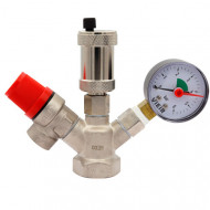 Группа безопасности никелированная мини 3 бар AQ1123N Vieir