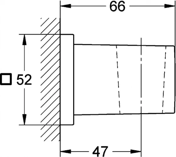 Настенный держатель Grohe Euphoria Cube 27693000 Настенный держатель Grohe Euphoria Cube 27693000