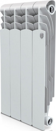 Радиатор биметаллический секционный Royal Thermo Revolution Bimetall 500 2.0 4 секции, боковое подключение Радиатор биметаллический секционный Royal Thermo Revolution Bimetall 500 2.0 4 секции, боковое подключение