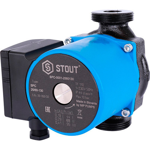Циркуляционный насос Stout 25/60-130 мм