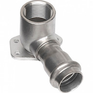 Пресс-водорозетка 22х3/4" Sanha нержавеющая сталь