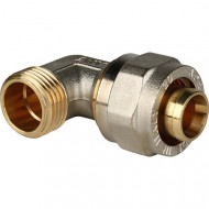 Угольник обжимной НР 16х1/2" Stout