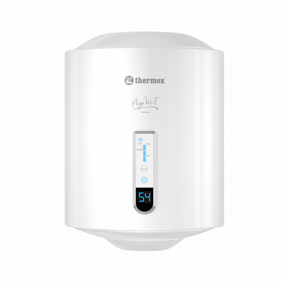 Водонагреватель аккумуляционный электрический Auga 30 V Slim Wi-Fi Thermex
