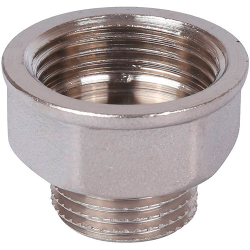 Переходник никелированный Stout 1/2"х1/2" под ключ ВР-НР