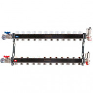 Коллектор с клапанами в сборе на 12 контура Rommer