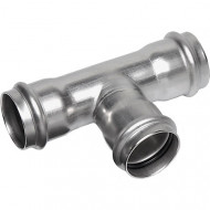 Пресс-тройник 18х18х18 Sanha нержавеющая сталь