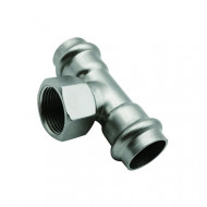 Пресс-тройник ВР ф15х1/2" Ver-Pro нержавеющая сталь