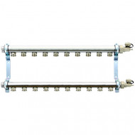 Коллектор для систем радиаторного отопления HLV на 10 контура Rehau