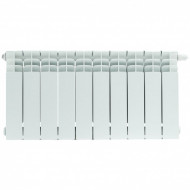 Радиатор биметаллический TITAN VENTIL 350 10 секций, нижнее правое, белый RAL 9016 STOUT Радиатор биметаллический TITAN VENTIL 350 10 секций, нижнее правое, белый RAL 9016 STOUT