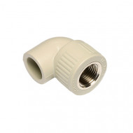 Угольник комбинированный Wavin Ekoplastik PPR ф32-Rp1" ВР