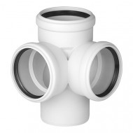 Крестовина двухплоскостная ф110/110/110х87° Stout