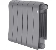 Радиатор биметаллический Royal Thermo Infinity 300 Silver Satin VR80 - 6 секц.