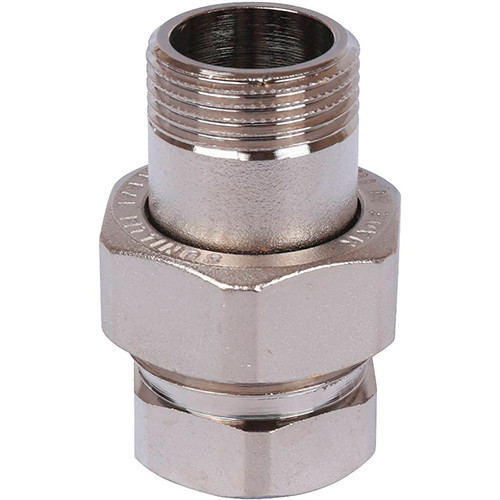 Американка никелированная Stout 1 1/2" ВР-НР плоское уплотнение