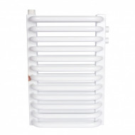 Радиатор стальной 2 трубчатый RST 2030/12, нижнее правое подключение RAL9016 ROMMER